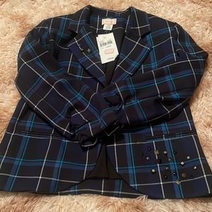 Stud blazer jacket size Large new